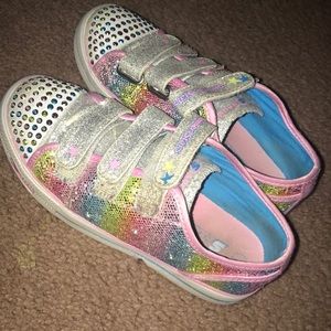 Girls light up sketchers sport